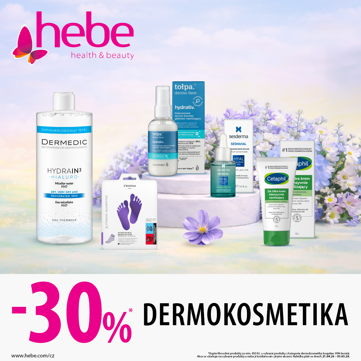 AŽ 30% SLEVA NA DERMOKOSMETIKU