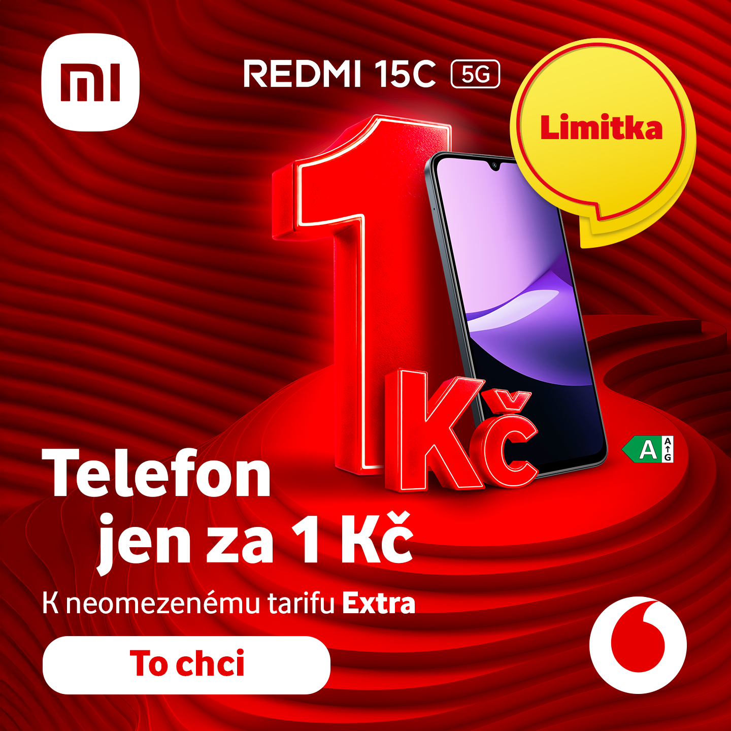 TELEFON ZA 1 KČ