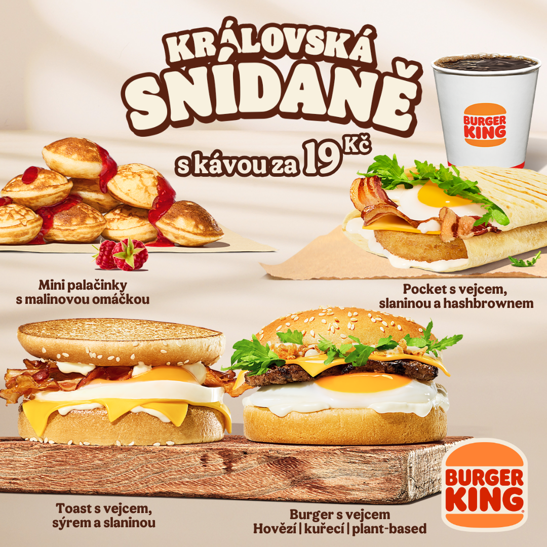 BURGER KING - královská snídaně